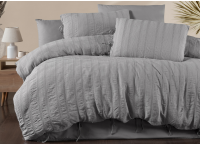 Постельное белье Washed Cotton Loom And Flow - Ardus Grey (Турция), евро